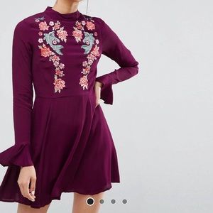 NWT Embroidered Boho dress ♓️